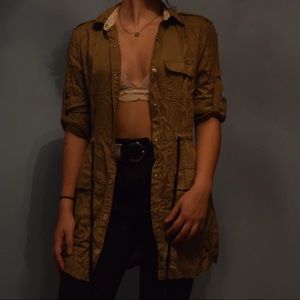 Light Trench-coat with Waist tie